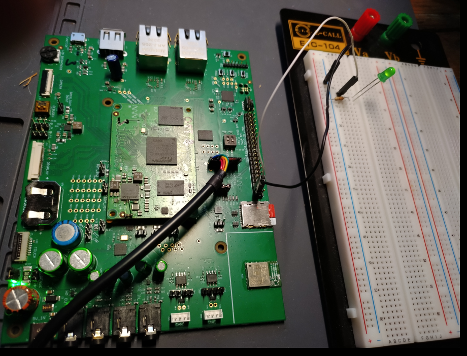 MH11_GPIO_LED_Toggle_Test_Setup